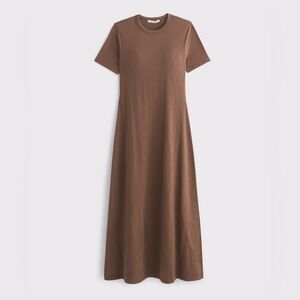 Womens Tshirt Abercrombie And Fitch T Shirt Dress Abercrombie Fitch Short  Sleeve Crew Neck Faux Suede